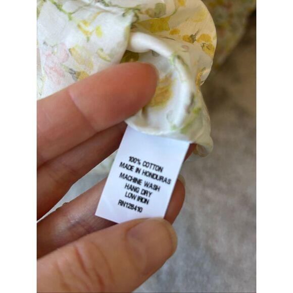 NWOT Ann Mashburn Alden shirt w liberty fabric, Med $365 G27 - Picture 5 of 8